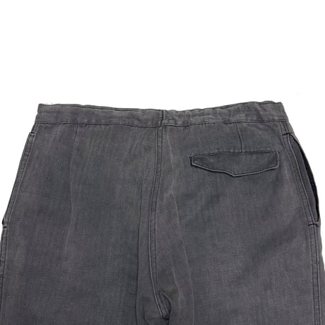 【USED】50's-60's East German Army Herringbone Work Trousers
