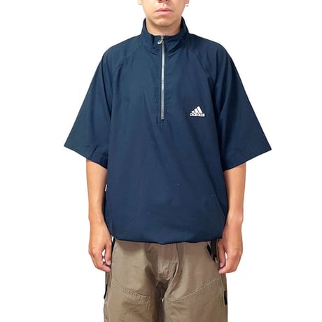 【USED】00'S ADIDAS CLIMA SHELL S/S HALF-ZIP PULLOVER JACKET