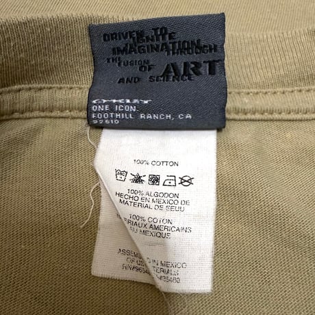【USED】00's OAKLEY TRIANGLE LOGO T-SHIRT
