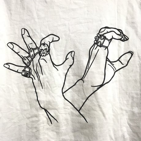 【USED】90'S WEST COAST CHOPPERS T-SHIRT "HAND"