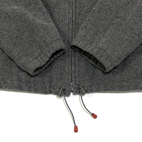 【USED】90'S-00'S ARMANI JEANS FLEECE WOOL HOODED JACKET