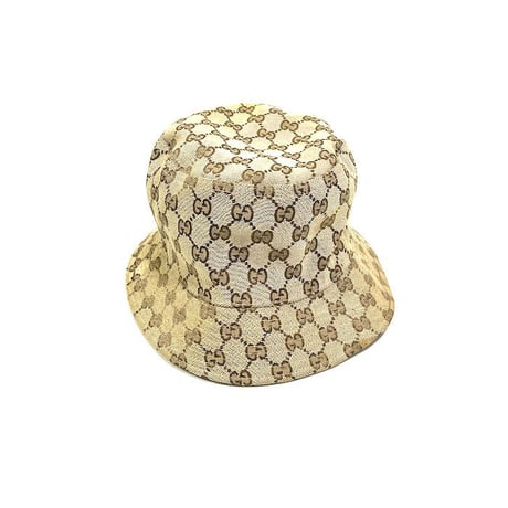 【USED】00'S GG MONOGRAM BOOTLEG BACKET HAT
