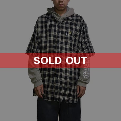 【USED】90'S DCSHOECOUSA OVERSIZED CHECK SHIRT