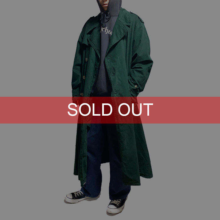 USED】80'S-90'S GIORGIO ARMANI LONG TRENCH COAT USED】80'S-90'S GIORGIO ARMANI LONG TRENCH COAT