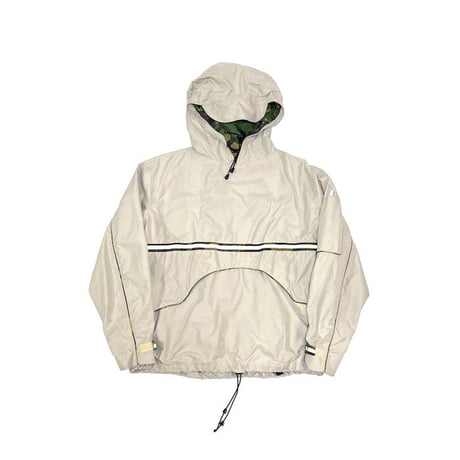 【USED】90'S MAHARISHI TECH CRACKLE HOODIE OFF-WHITE