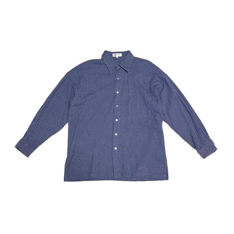 【USED】90's Issey Miyake "im product" Sashiko-Style Textured Shirt