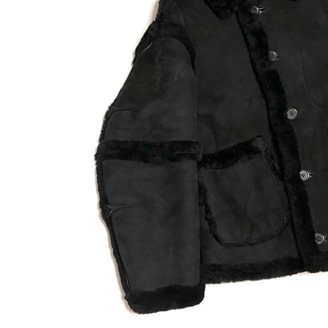 【USED】90'S GRIFFIN Laundry MOUTON BOMBER JACKET