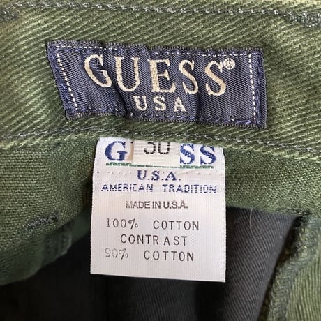 【USED】90'S-00'S GUESS USA PAINTER PANTS