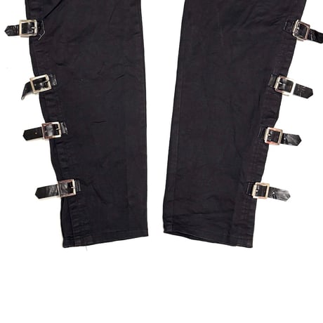 【USED】90's-00's ADERLASS Side-Buckle Bondage Pants