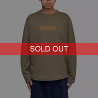 【USED】00's Calvin Klein Khakis Sweatshirt Olive