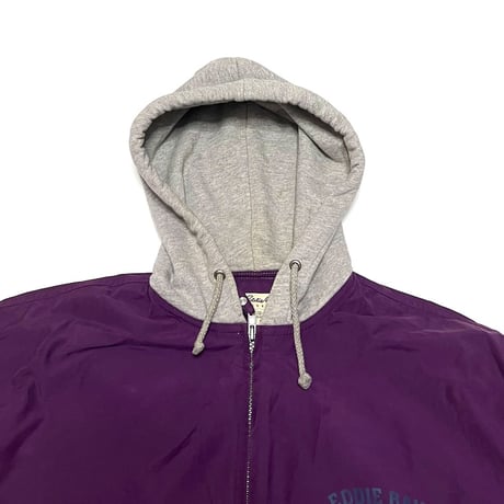 【USED】90's-00's Eddie Bauer COTTON NYLON JACKET with HOOD