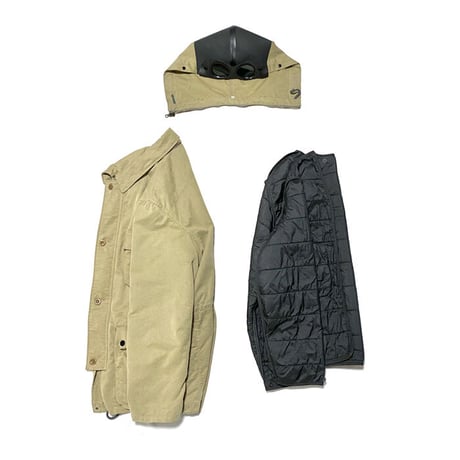 【USED】00'S C.P. COMPANY RUBBER GOGGLE HOOD JACKET