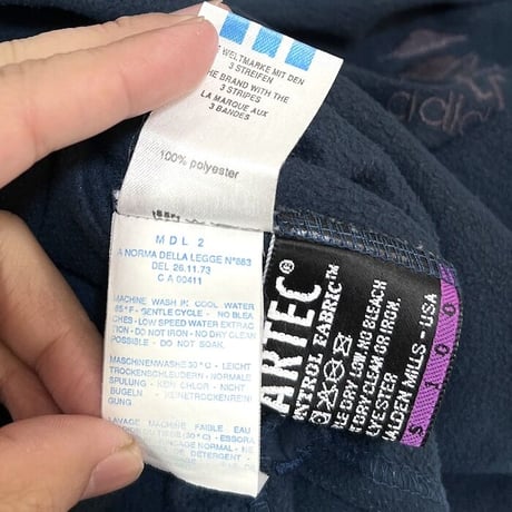【USED】90'S ADIDAS BTC POLARTEC FLEECE HI-NECK TOP
