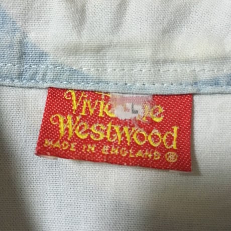 【USED】80'S VIVIENNE WESTWOOD SPOT CHAMBRAY SHIRT