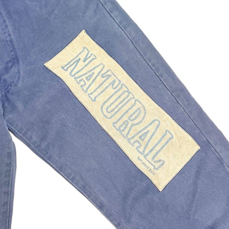 【USED】80's ARMANI JEANS “NATURAL” Hemp Patch Pants