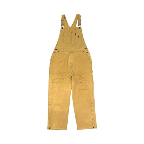 【USED】00's STUSSY Double Knee Ripstop Work Overalls