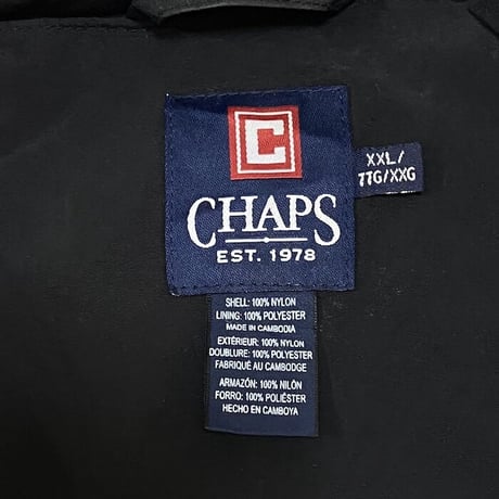 【USED】00'S CHAPS OVERSIZED NYLON JACKET