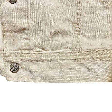 【USED】90'S RRL RALPH LAUREN WHITE DENIM JACKET TYPE "WESTERNER"