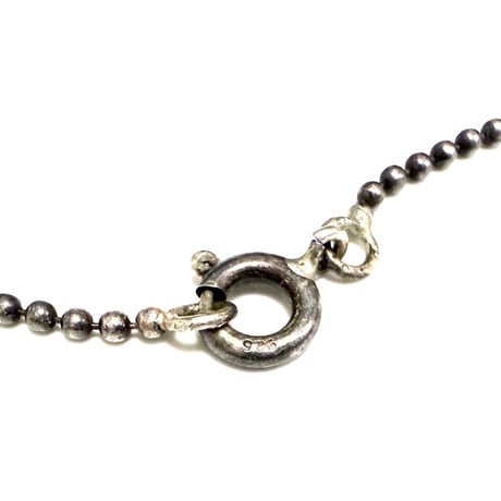 【USED】Vintage White Buffalo Turquoise Pendant Necklace