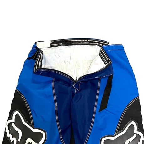 【USED】00'S FOX RACING NYLON BIKER PANTS BLUE