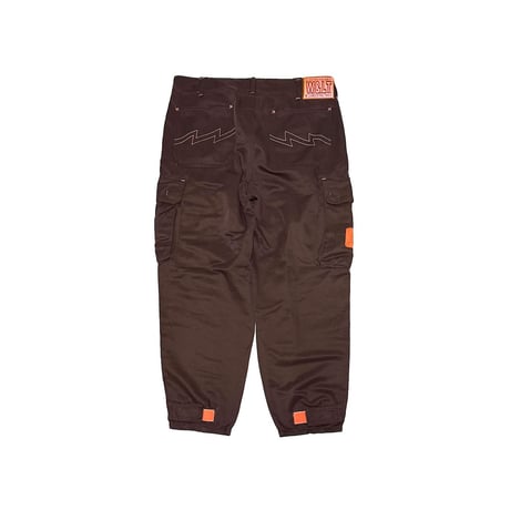 【USED】90's W.&L.T. Cyber Cargo Pants Brown