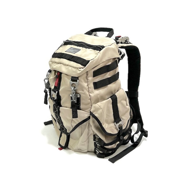 USED】00'S OAKLEY AP 1.0 BACKPACK BEIGE TACTICA...