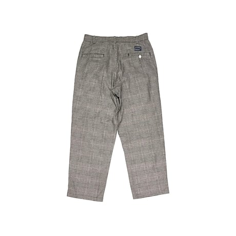【USED】90's STUSSY GLEN CHECK COTTON TROUSERS