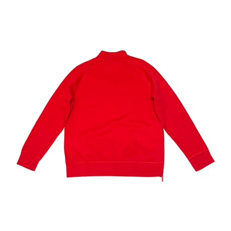 【USED】00's Apple HALF ZIP SWEATSHIRT RED