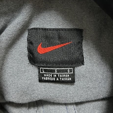 【USED】00'S NIKE QUILTING JACKET METALLIC BLUE
