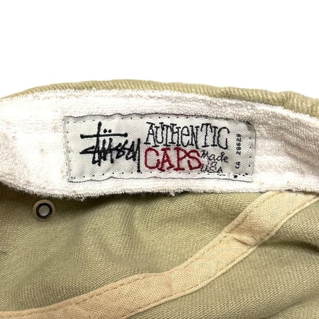 【USED】90's STUSSY GOLF SHADOWMAN CAP