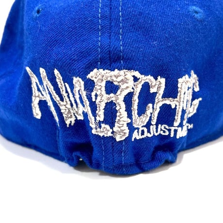 【USED】90'S ANARCHIC ADJUSTMENT 6-PANEL CAP BLUE