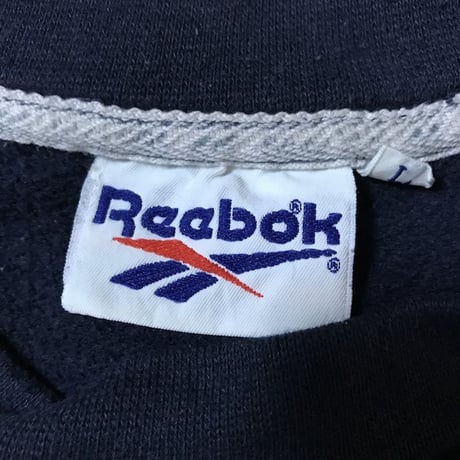 【USED】90'S REEBOK SWEATSHIRT NAVY