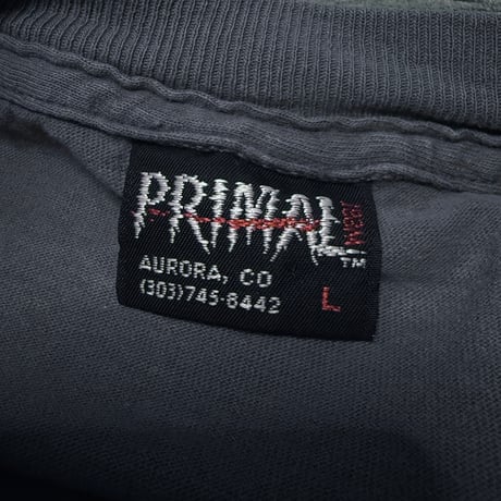 【USED】90's PRIMAL wear FROG T-SHIRT