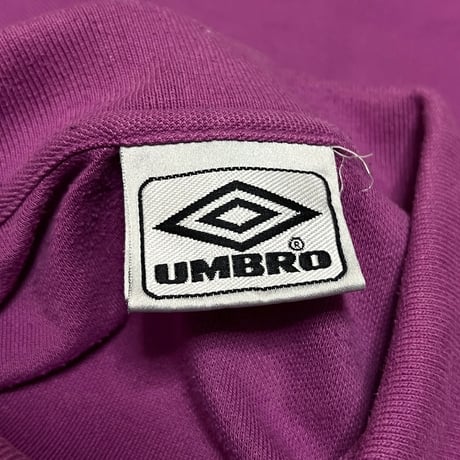 【USED】90's-00's UMBRO POLO SHIRT PINK PURPLE