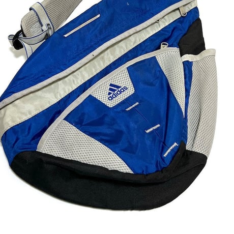【USED】00'S ADIDAS ONE SHOULDER BODY BAG BLUE