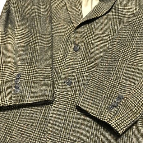 【USED】BROOKS BROTHERS OVERSIZED CAMEL HAIR CHECK JACKET