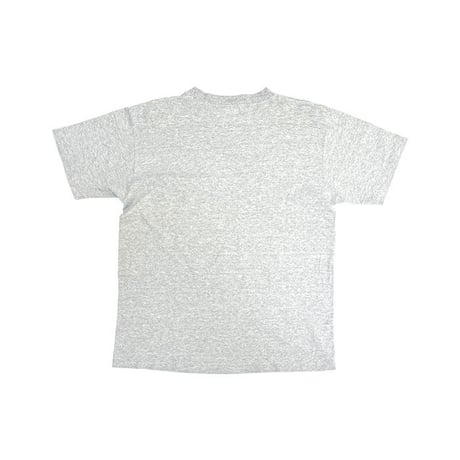 【USED】90'S STUSSY ONE POINT LOGO POCKET T-SHIRT GRAY