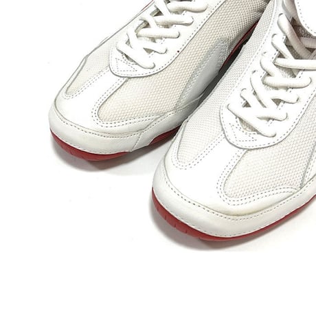 【DEAD STOCK】90'S W.&L.T. DRIVING SNEAKERS WHITE