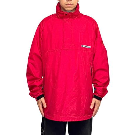 【USED】00's VANS NYLON ANOLAK JACKET RED