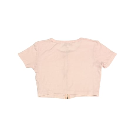 【USED】90's Coandin Y2K Baby Zip Cropped Top