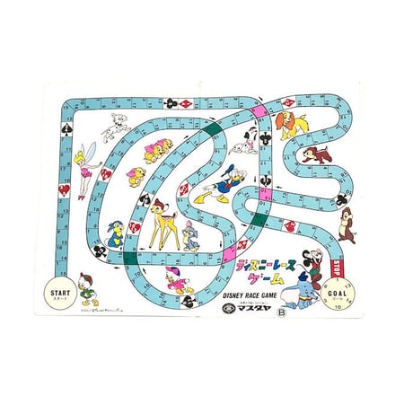 【USED】70'S DISNEY BOARD GAME "まんがルーレット"