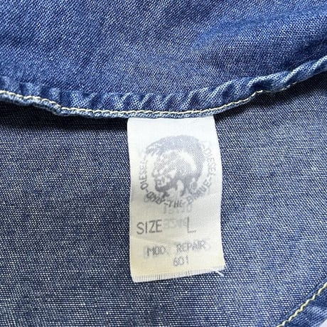 【USED】90'S OLD DIESEL CHAMBRAY SHIRT