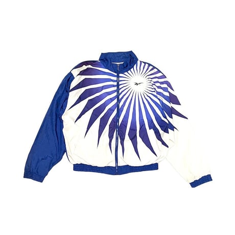 【USED】90'S REEBOK PINWHEEL GRAPHIC NYLON JACKET