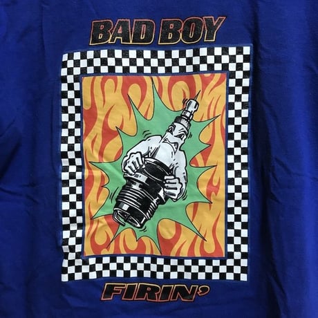 【USED】90'S BAD BOY  T-SHIRT "FIRIN'"