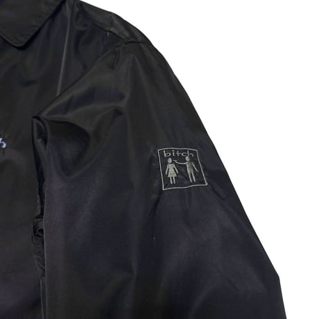 【USED】90's-00's bitch SKATEBOARDS COACH JACKET BLACK