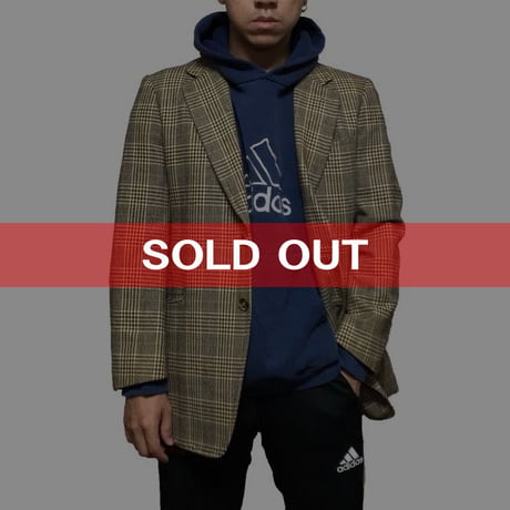 【USED】VINTAGE CLASSIC CHECK TAILORED JACKET