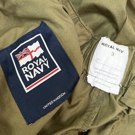 【USED】ROYAL NAVY COMBAT TROUSERS KHAKI