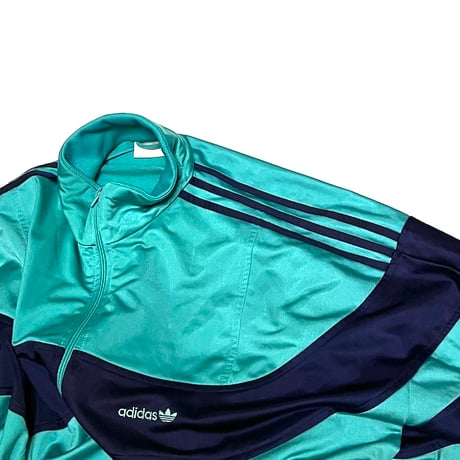 【USED】80'S adidas EMERALD GREEN TRACK JACKET