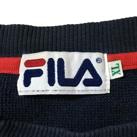 【USED】90'S FILA LIB LINE SWEATSHIRT