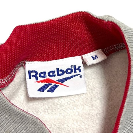 【USED】90'S REEBOK ONE POINT LOGO EMBROIDERY SWEATSHIRT